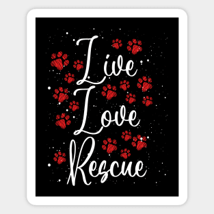 Live Love Rescue | Animal Advocate Magnet